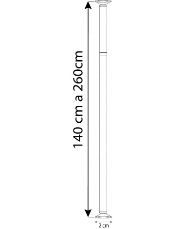 tringles extensibles autobloquantes; tringle extensible autobloquante, sans perçages