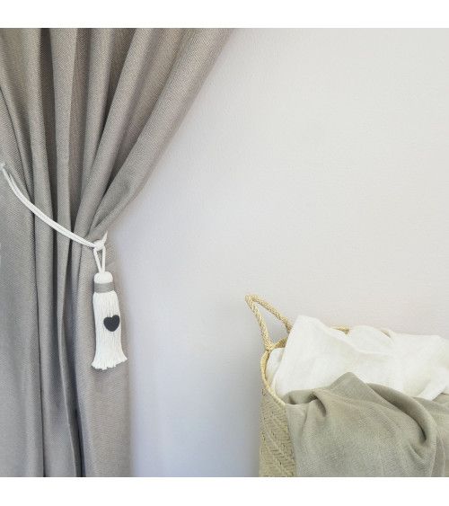 Embrasse rideaux originale, tendance, design, cosy, naturel, décoration, pas cher,