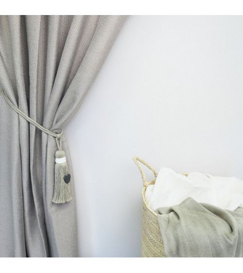 Embrasse rideaux originale, tendance, design, cosy, naturel, décoration, pas cher,