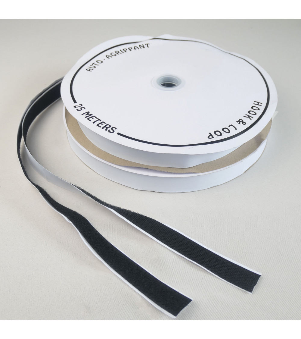 bande adhésive, velcro, 1 m, décoration, tissu, rail panneau japonais, accroche, adhésif