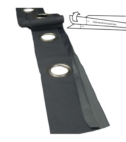 Bande à Oeillets Secodir-deco 20 m - Fixation Facile - Oeillets Acier