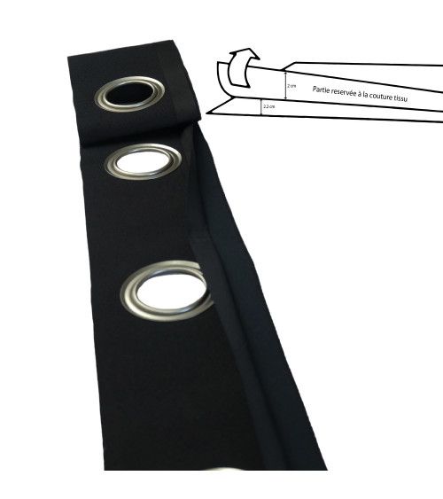 Bande à Oeillets Secodir-deco 20 m - Fixation Facile - Oeillets Acier