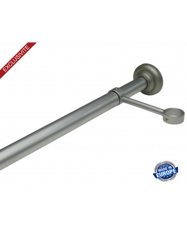 Barre Télescopique du Sol au Plafond sans Perçage blanc support tringle rideau sans percer fenêtre pvc