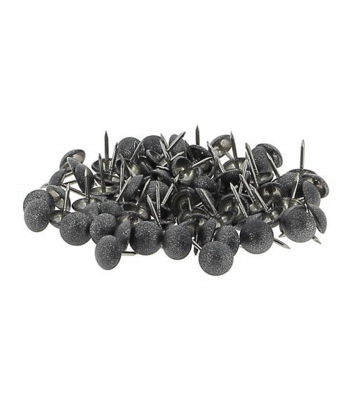 Lot de 100 Clous de Tapissier Pailletés et Laitonnés