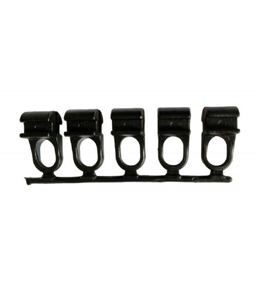 Glisseurs Asymétriques Plastifiés - Sachet de 20 - Pour Tringle Rails Glisseurs Asymétriques Plastifiés - Sachet de 20 - Pour Tringle Rails