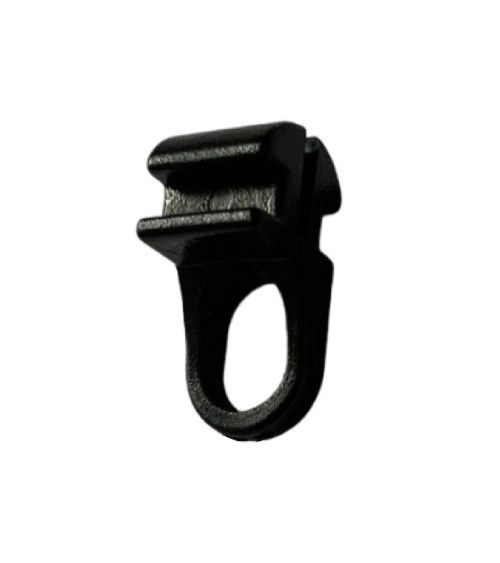 Glisseurs Asymétriques Plastifiés - Sachet de 20 - Pour Tringle Rails