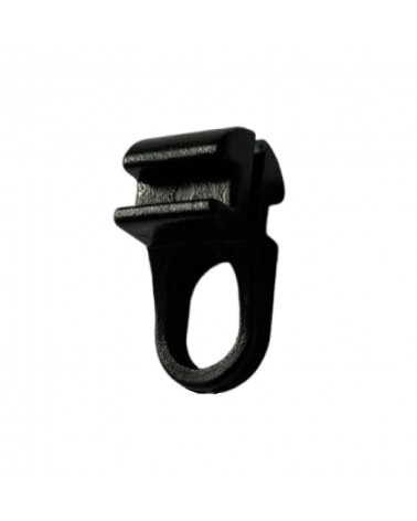 Glisseurs Asymétriques Plastifiés - Sachet de 20 - Pour Tringle Rails