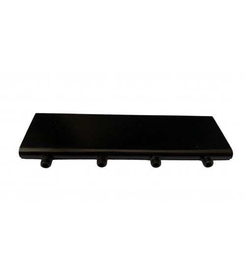 Manchon Raccord pour Tringle Rail Decorail Noir - Métal - L. 8 cm