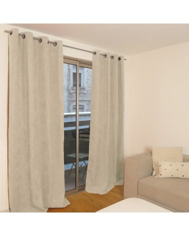 Rideau thermique occultant jacquard