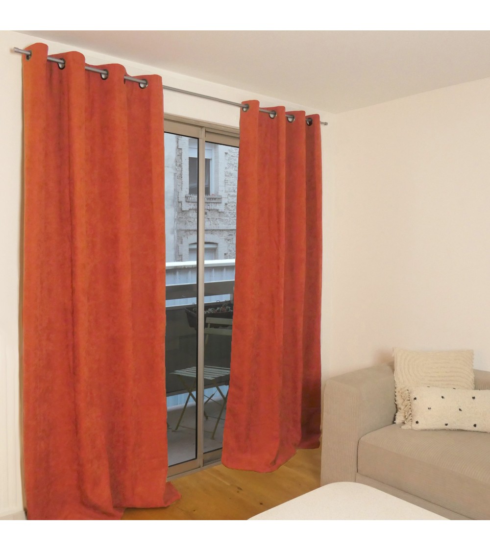 Rideau thermique occultant jacquard