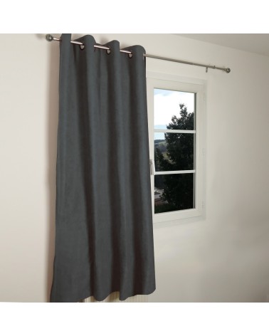 RIDEAU THERMIQUE OCCULTANT JACQUARD 140/180 CM Rideau thermique été et hiver, occultant, polyester