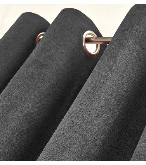 RIDEAU THERMIQUE OCCULTANT JACQUARD 140/180 CM Rideau thermique été et hiver, occultant, polyester
