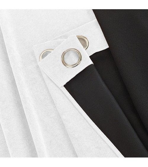 RIDEAU THERMIQUE OCCULTANT JACQUARD 140/180 CM Rideau thermique été et hiver, occultant, polyester