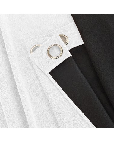 RIDEAU THERMIQUE OCCULTANT JACQUARD 140/180 CM Rideau thermique été et hiver, occultant, polyester