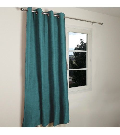 RIDEAU THERMIQUE OCCULTANT JACQUARD 140/180 CM Rideau thermique été et hiver, occultant, polyester