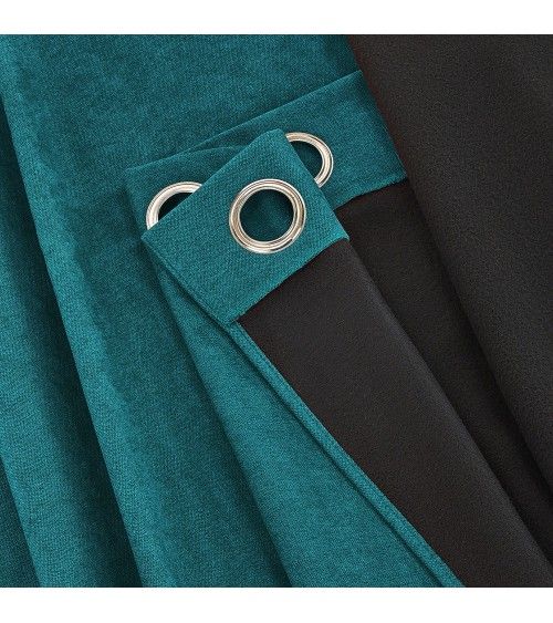 RIDEAU THERMIQUE OCCULTANT JACQUARD 140/180 CM Rideau thermique été et hiver, occultant, polyester