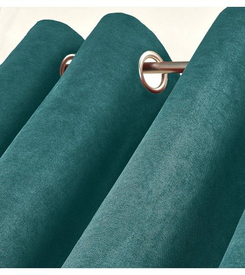RIDEAU THERMIQUE OCCULTANT JACQUARD 140/180 CM Rideau thermique été et hiver, occultant, polyester
