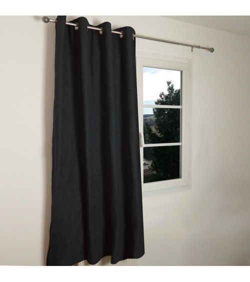 RIDEAU THERMIQUE OCCULTANT JACQUARD 140/180 CM Rideau thermique été et hiver, occultant, polyester