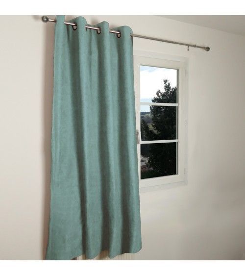 RIDEAU THERMIQUE OCCULTANT JACQUARD 140/180 CM Rideau thermique été et hiver, occultant, polyester