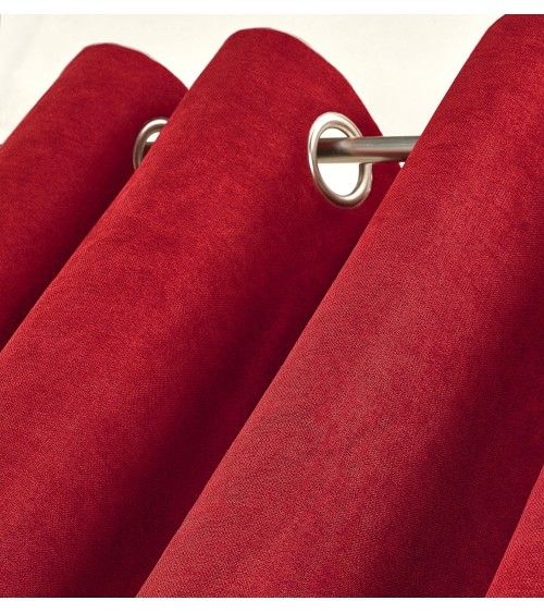 RIDEAU THERMIQUE OCCULTANT JACQUARD 140/180 CM Rideau thermique été et hiver, occultant, polyester