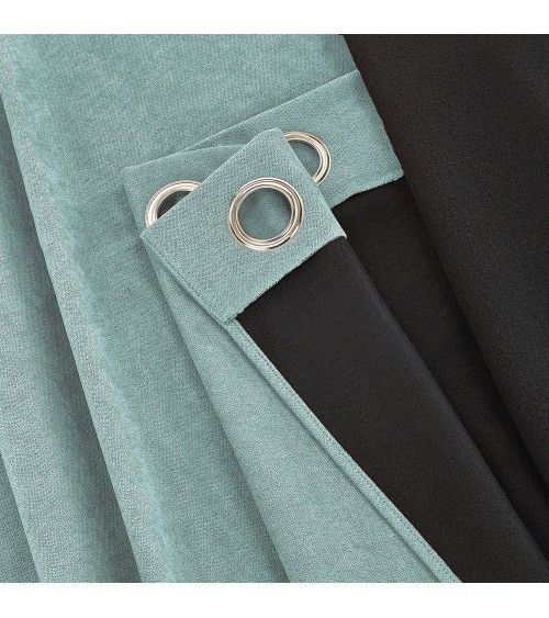 RIDEAU THERMIQUE OCCULTANT JACQUARD 140/180 CM Rideau thermique été et hiver, occultant, polyester