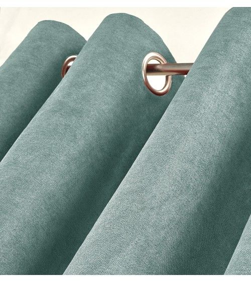 RIDEAU THERMIQUE OCCULTANT JACQUARD 140/180 CM Rideau thermique été et hiver, occultant, polyester