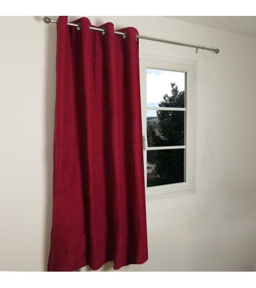 RIDEAU THERMIQUE OCCULTANT JACQUARD 140/180 CM Rideau thermique été et hiver, occultant, polyester