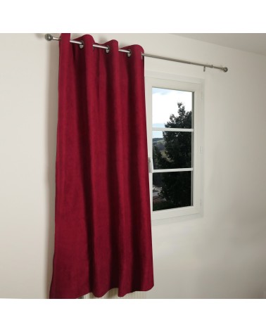 RIDEAU THERMIQUE OCCULTANT JACQUARD 140/180 CM Rideau thermique été et hiver, occultant, polyester