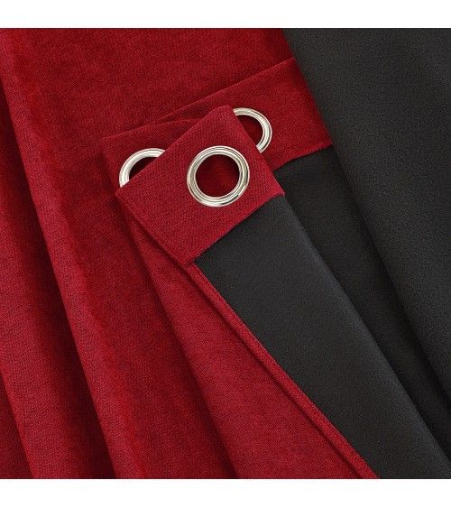 RIDEAU THERMIQUE OCCULTANT JACQUARD 140/180 CM Rideau thermique été et hiver, occultant, polyester