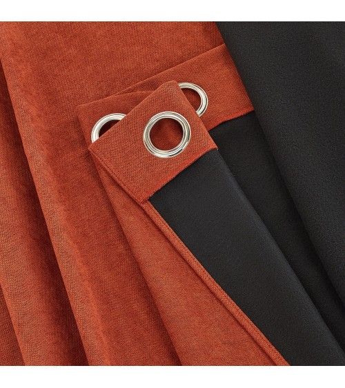 Rideau thermique occultant jacquard