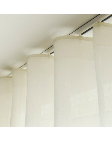 Rail Décorative, Prêt à Poser, Pour Rideau à Galon Fronceur longueur 3.50 mètre tringle chemin de fer