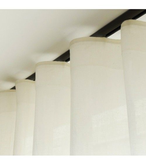 Rail Décorative, Prêt à Poser, Pour Rideau à Galon Fronceur longueur 2.50 mètre tringle chemin de fer Rail Décorative, Prêt à Poser, Pour Rideau à Galon Fronceur longueur 2.50 mètre tringle chemin de fer