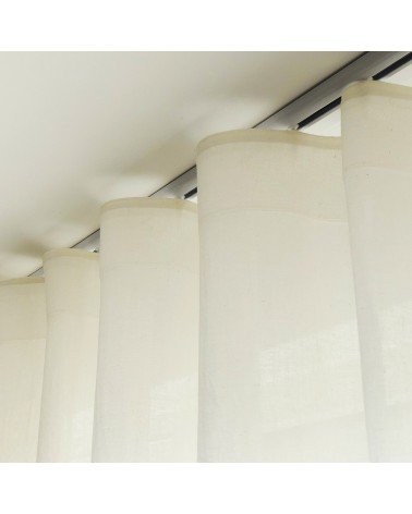 Rail Décorative, Prêt à Poser, Pour Rideau à Galon Fronceur longueur 1 mètre tringle chemin de fer