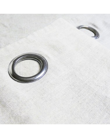 Voilage en lin et coton, fibre naturelle