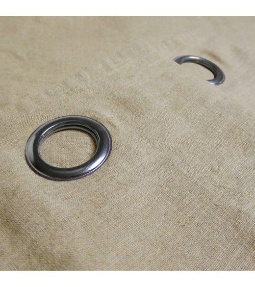 Voilage en lin et coton, fibre naturelle