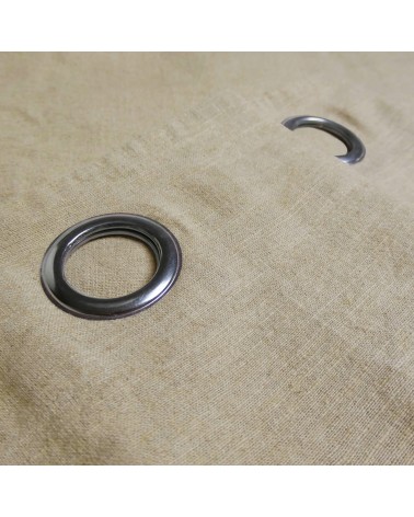 Voilage en lin et coton, fibre naturelle