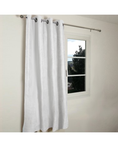 RIDEAU THERMIQUE OCCULTANT JACQUARD 140/180 CM Rideau thermique été et hiver, occultant, polyester
