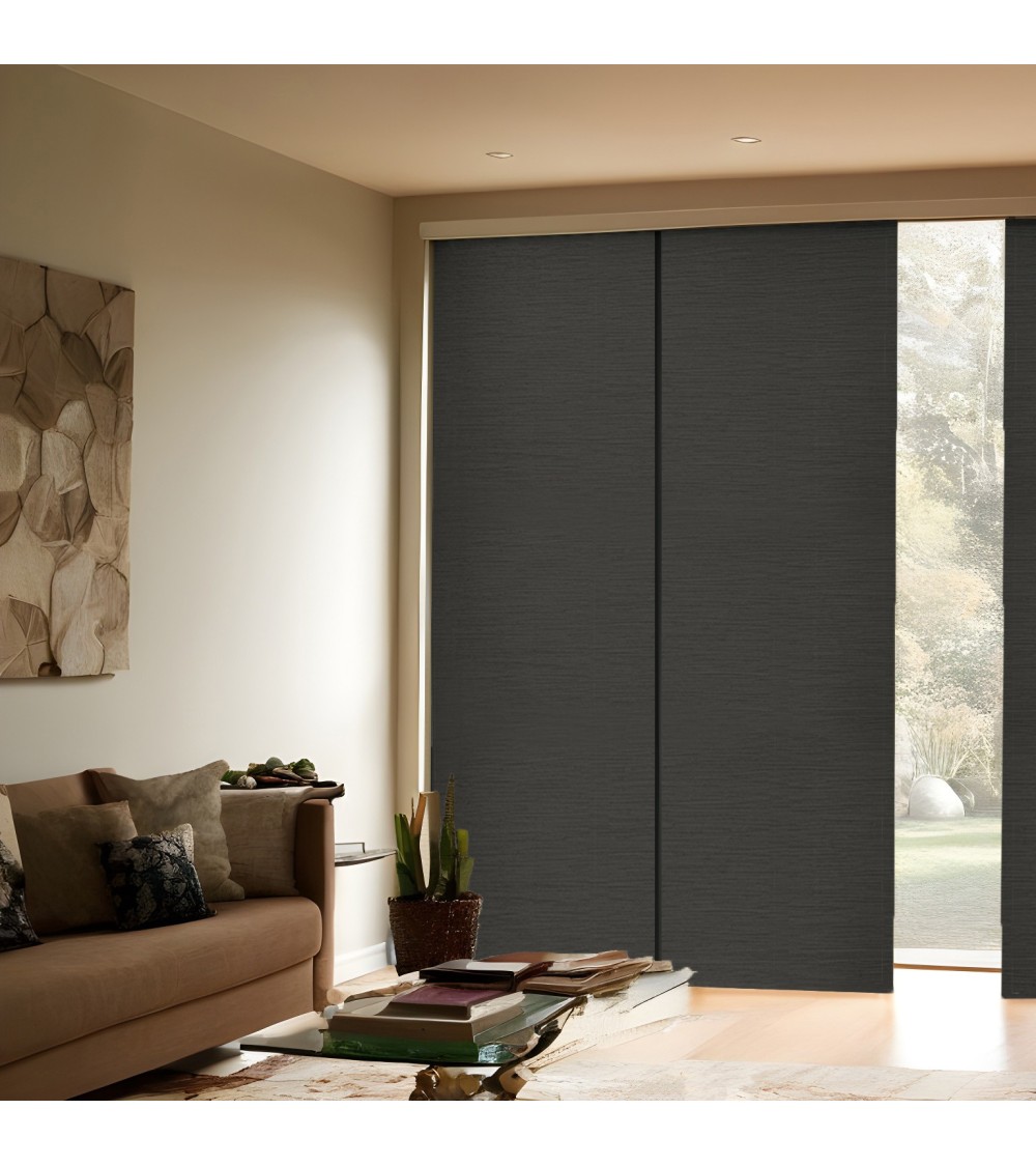 Tissu Technique Paroi Japonaise - 60 x 245 cm - Semi-Occultant Ardoise