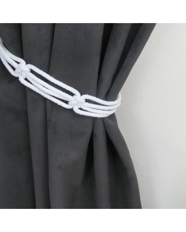 Embrasse pour rideau corde nouée passementerie luxe francais