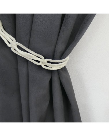 Embrasse pour rideau corde nouée passementerie luxe francais