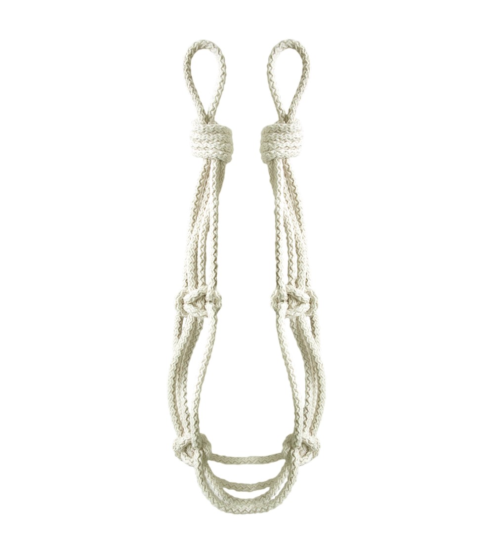 Embrasse pour rideau corde nouée passementerie luxe francais