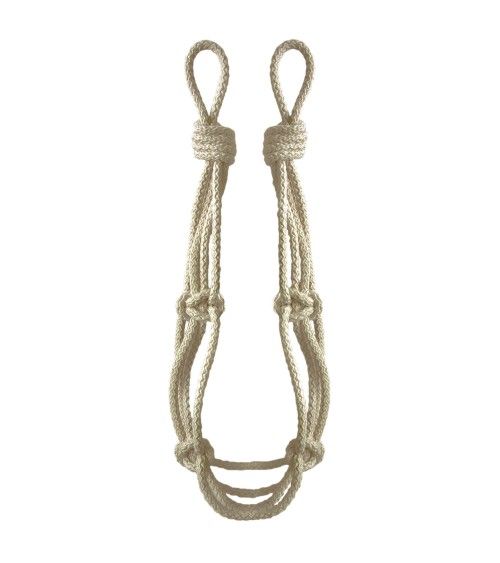 Embrasse pour rideau corde nouée passementerie luxe francais