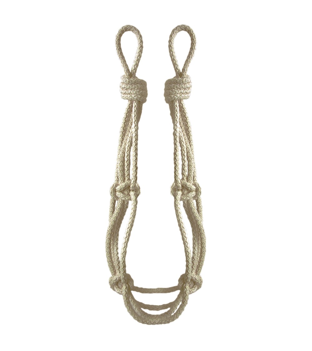 Embrasse pour rideau corde nouée passementerie luxe francais