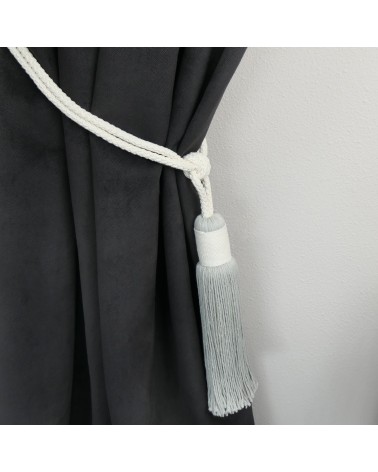 Embrasse à rideau pompon passementerie luxe