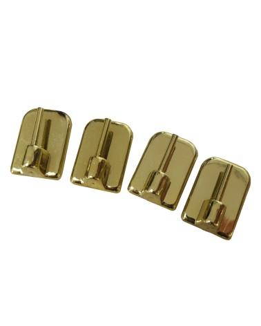 Crochet piton adhésif lot de 4 autocollants