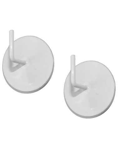 2 Crochets adhésif rond