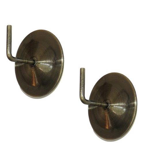 2 Crochets adhésif rond