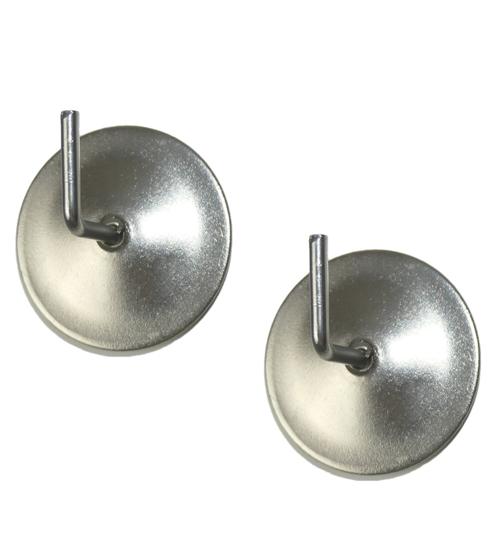 2 Crochets adhésif rond