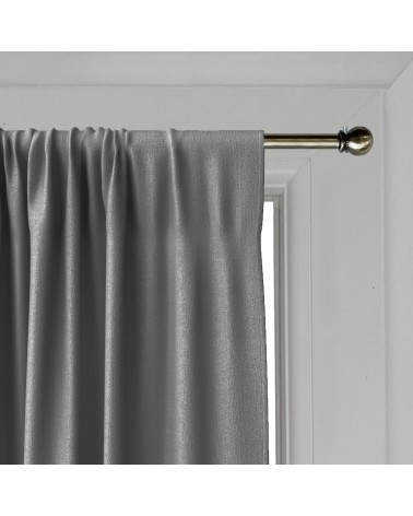 Tringle Extensible Boule Ø8 mm - 30 à 50 cm - Pour Vitrage Très Étroit