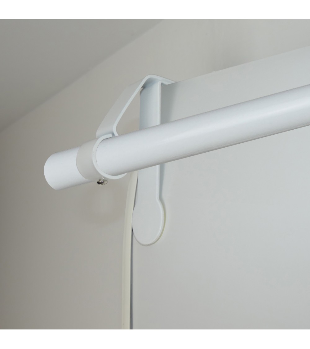 Support Barre à Rideaux Sans Perçage Coffre Volet | Ø16-20 mm